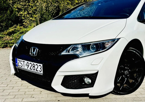 Honda Civic cena 59900 przebieg: 108456, rok produkcji 2015 z Kostrzyn małe 781